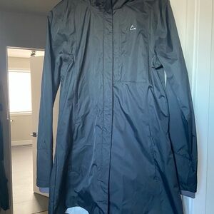 Black Woman Paradox Hooded Raincoat